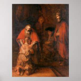 Poster The Return of the Prodigal Son Rembrandt