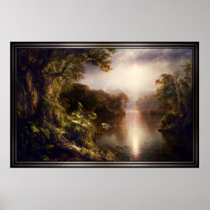 Poster The River of Light by Frederic Edwin Church
