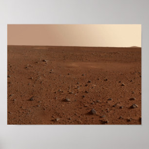 Poster The rocky surface of Mars