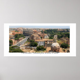 Poster The Roman Colosseum Panorama