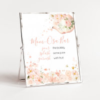 Thé rose floral pour deux Baby showers Maman Bar O