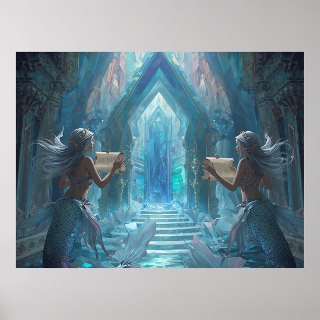 Poster The Scroll Keepers of the Deep” (Devant)