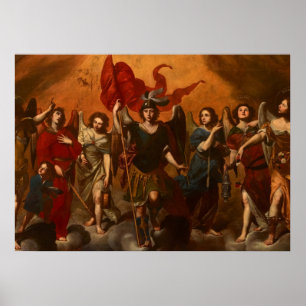 Poster The Seven Archangels by Massimo Stanzione