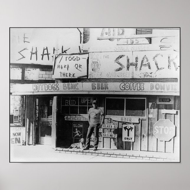 Poster The Shack, Playa del Rey 1972 (Devant)
