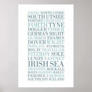 Poster The Shipping Forecast, BBC Radio 4