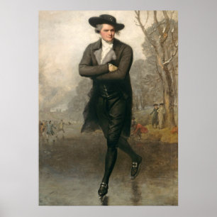 Poster The Skater (Portrait de William Grant)