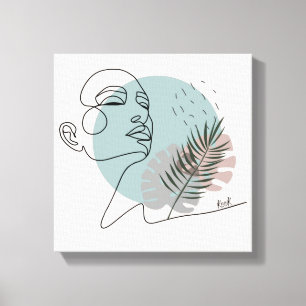 Poster The sleepy-minimalist art dreamer Canvas Print