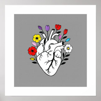 Poster The Sound of Blooming – Anatomical Heart