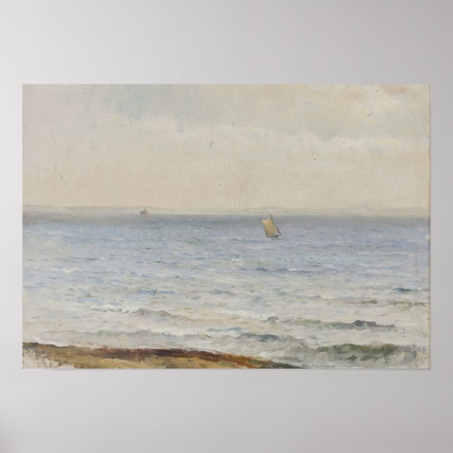 Poster The Sound - View from Ven (1892) (Devant)