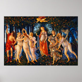 Poster The Spring (Primavera) by Sandro Botticelli