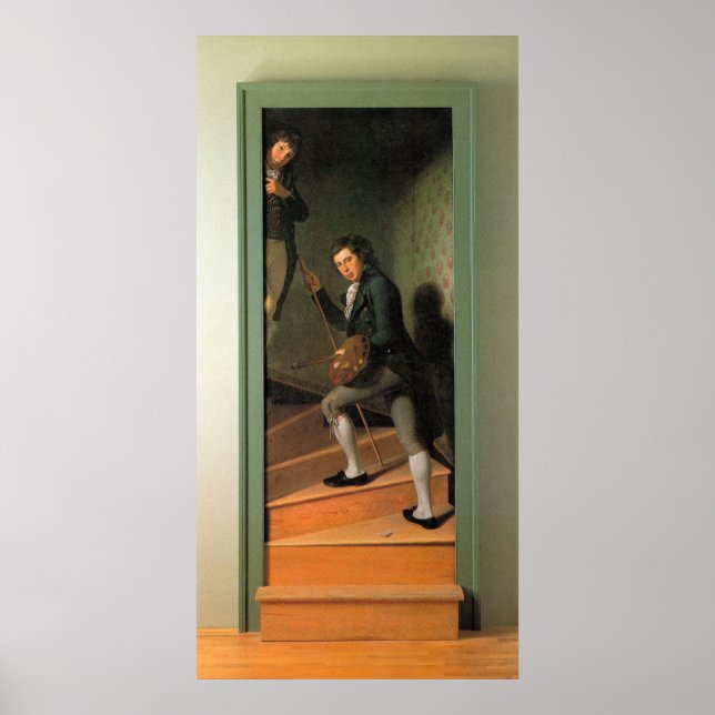 Poster The Staircase Group, par Charles Willson Peale (Devant)