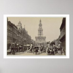 Poster The Strand, vers 1880 (photo sépia)