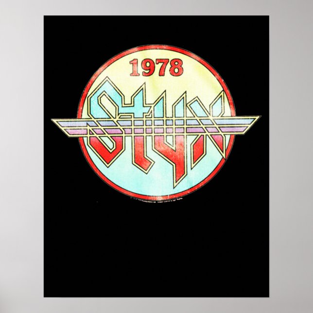 Poster The STYX Band Top Music Lover Cadeau Pour Ventilat (Devant)