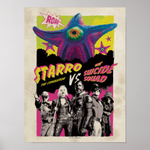 Poster The Suicide Squad Starro Vs The Suicide Squad