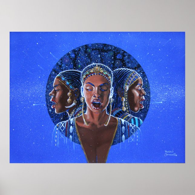 Poster The Three Graces - Faith, Hope & Charity (Devant)