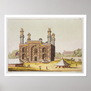 Poster The Tomb of the Mughal Temperor Akbar, from 'Le Co