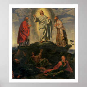 Poster The Transfiguration, c.1527-33 (huile sur panneau)