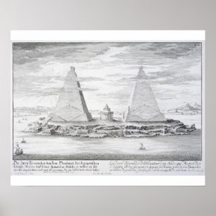 Poster The Two Pyramids of Moeris, King of Egypt and his