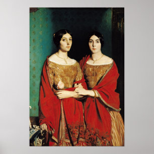 Poster The Two Sisters, or Mesdemoiselles Chasseriau