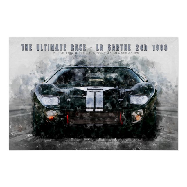 Poster The ultimate race 1966 (Devant)