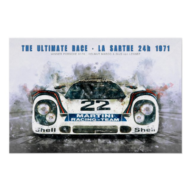 Poster The ultimate race 1971 (Devant)