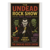 The Undead Rock Show Retro Monster Band