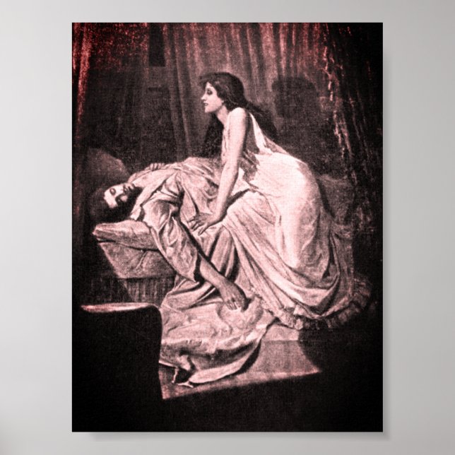 Poster The Vampire (Philip Burne-Jones, 1897) (Devant)