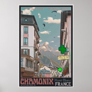 Poster The Village of Chamonix - BonW