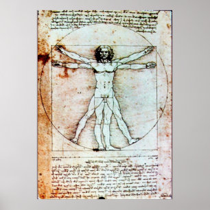 POSTER THE VITRUVIAN MAN