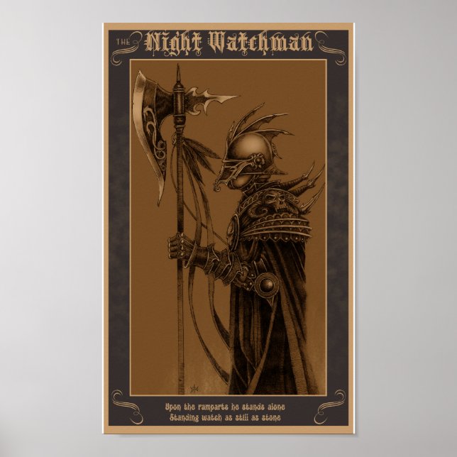 Poster The Watchman (Devant)
