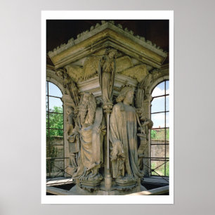 Poster The Well of Moses, David and Moses, 1395-1404 (sto