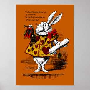 Poster The White Rabbit Print