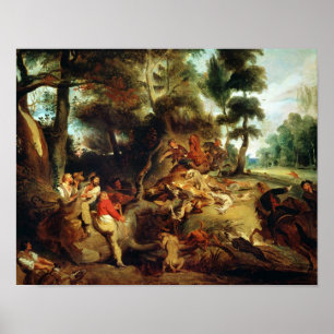 Poster The Wild Boar Hunt