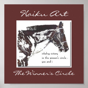 Poster The Winner's Circle Haiku Art Print