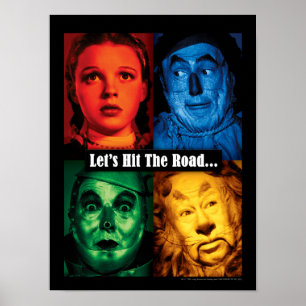Poster The Wizard Of Oz™   Let's Hit The Road
