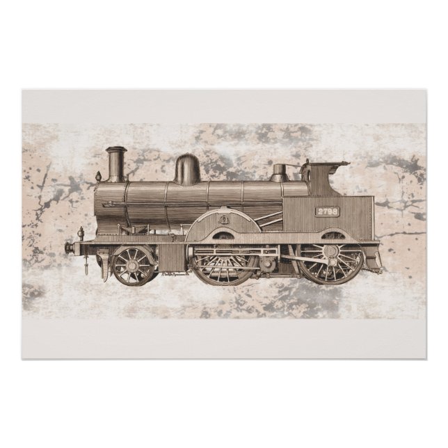 Poster The wonderful age of steam locomotion (Devant)