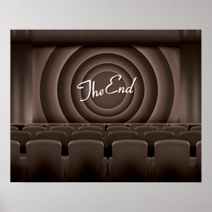 Poster Théâtre de cinéma Vintage