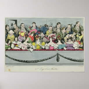 Poster Théâtre de d'un de Loge de première