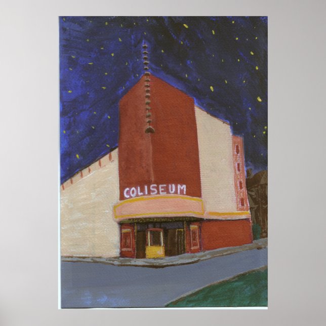 Poster Théâtre du Colisée Nouvelle-Orléans (Devant)