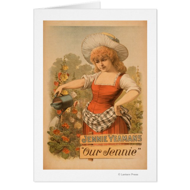 Poster Théâtre Jennie Yeamans "Our Jennie" (Devant)