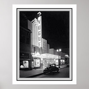 Poster Théâtre LA Vogue 1935