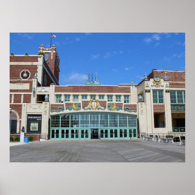 Poster Théâtre Paramount / Théâtre Asbury Park NJ (Devant)