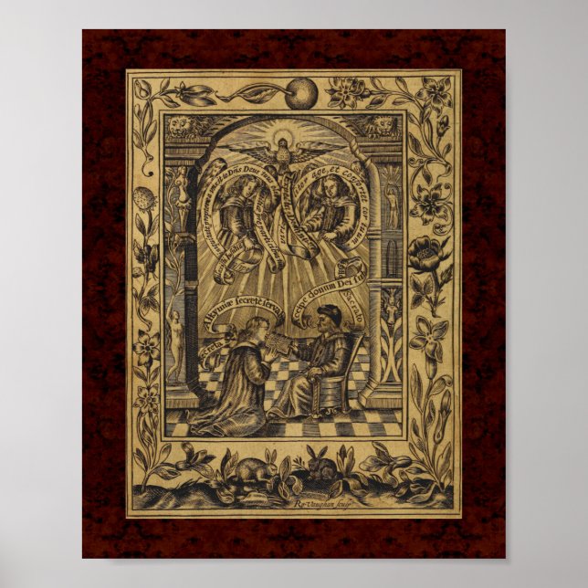 Poster Theatrum Chemicum : 1652 Illustration de l'alchimi (Devant)