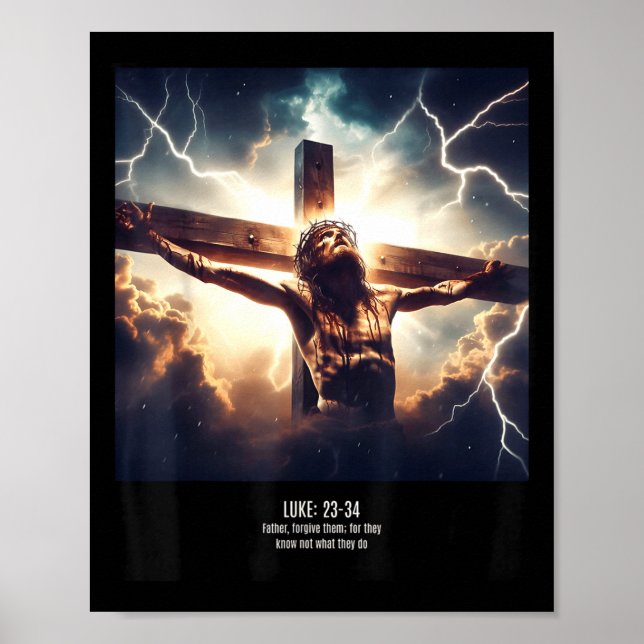 Poster Them Forgive Know Not What (Devant)