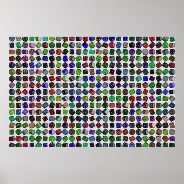 Poster Thème de dé IV (Devant)