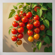 Thème de jardinage de plante de tomate pour l'été