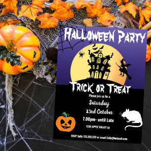 Poster thème de soirée Halloween