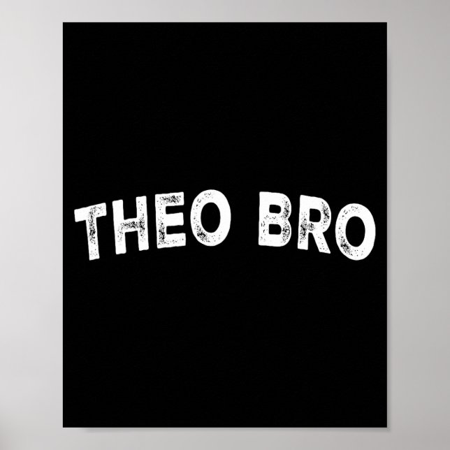 Poster Theo Bro  (Devant)