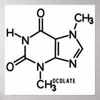 Théobromine au chocolat Formule chimique moléculai