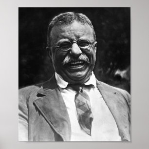 Poster Théodore Roosevelt, rire Photo